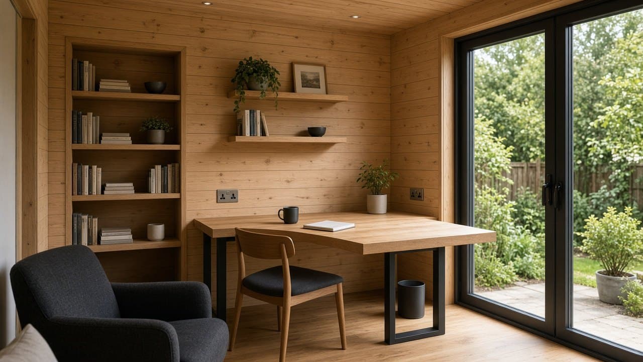 Insulated garden office — Style of build